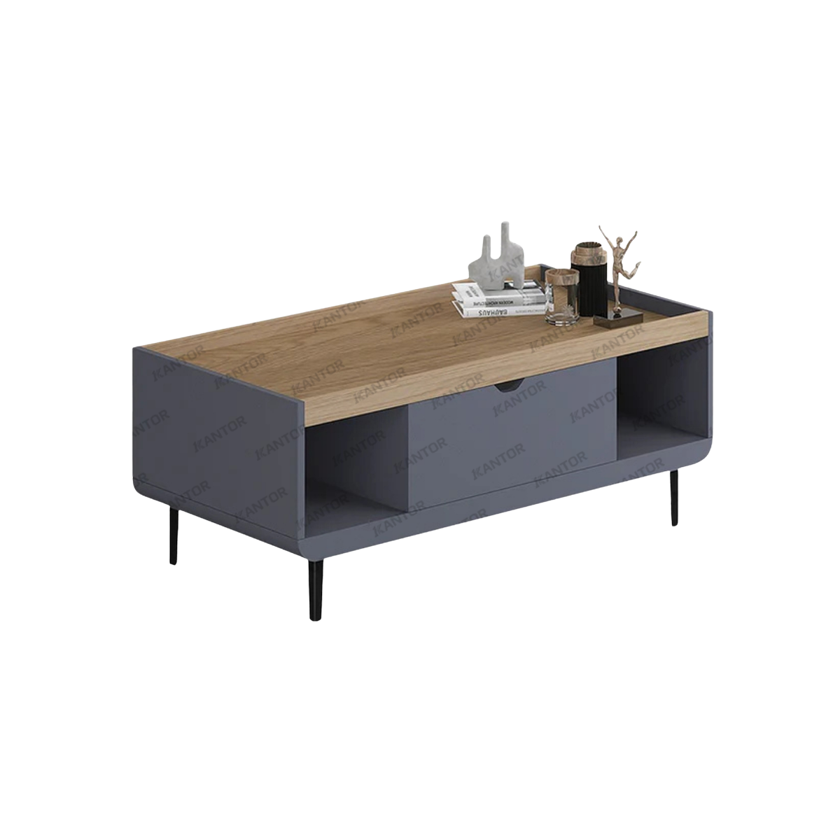 Meja kopi CENA CT-02 dengan desain modern warna Slate Grey – Tersedia di 1Kantor.com