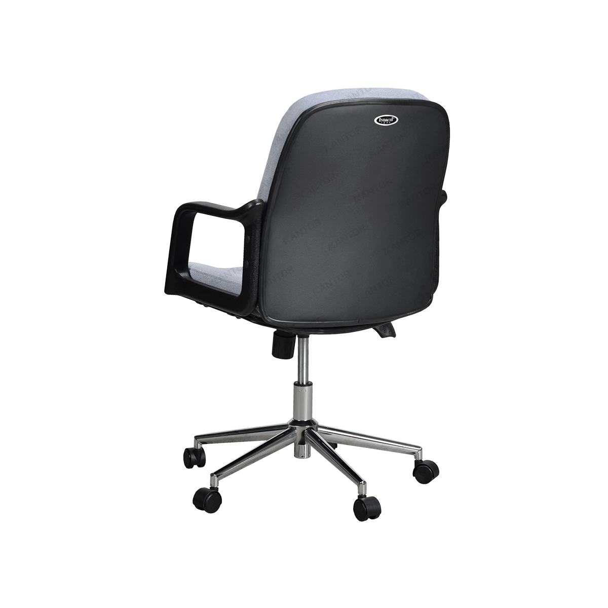 Kursi Ergonomis INDACHI D830 CR dengan sandaran lengan nyaman dan kaki chrome.