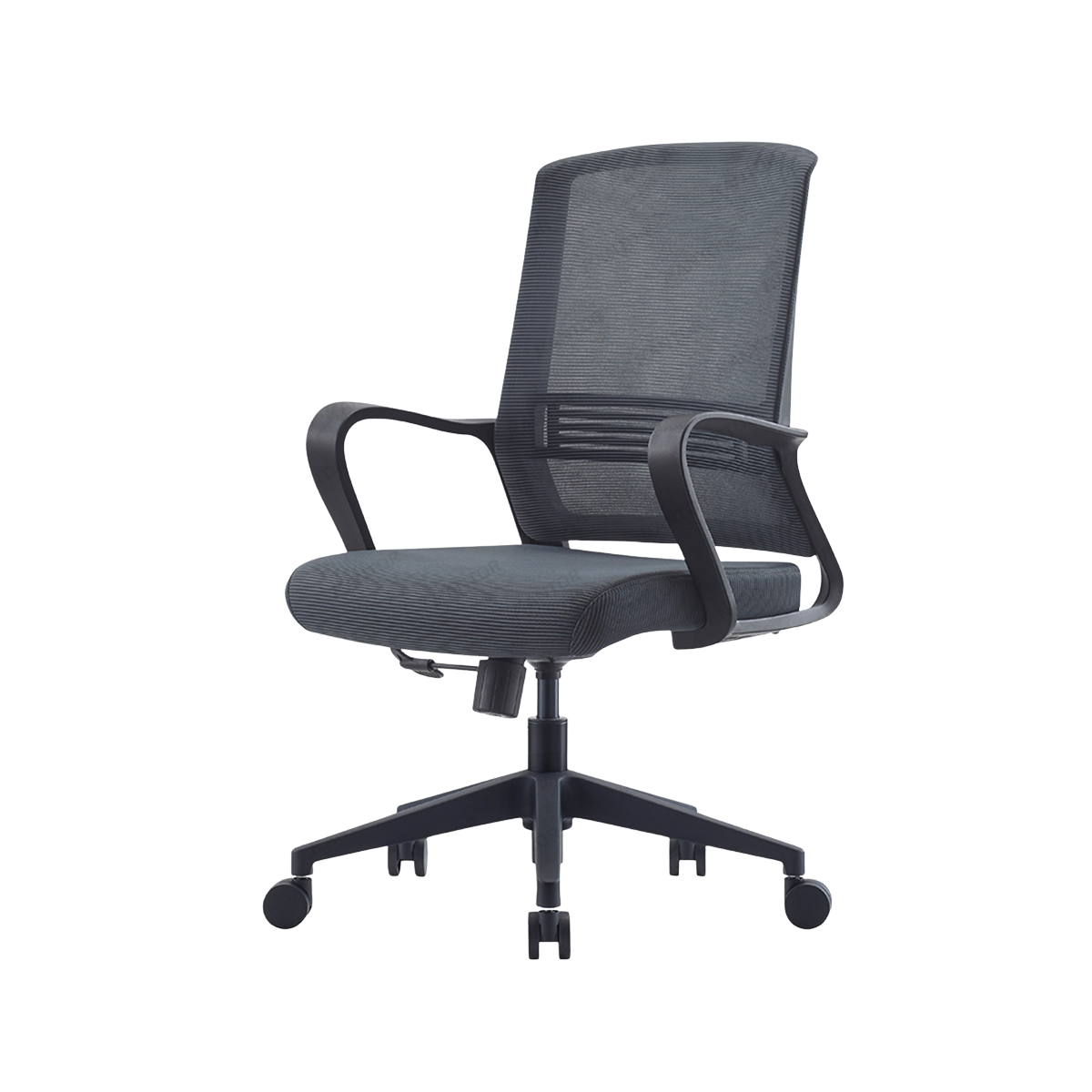 Kursi Kantor VOIT NVO 307 A Frame Black Dudukan empuk dengan desain ergonomis