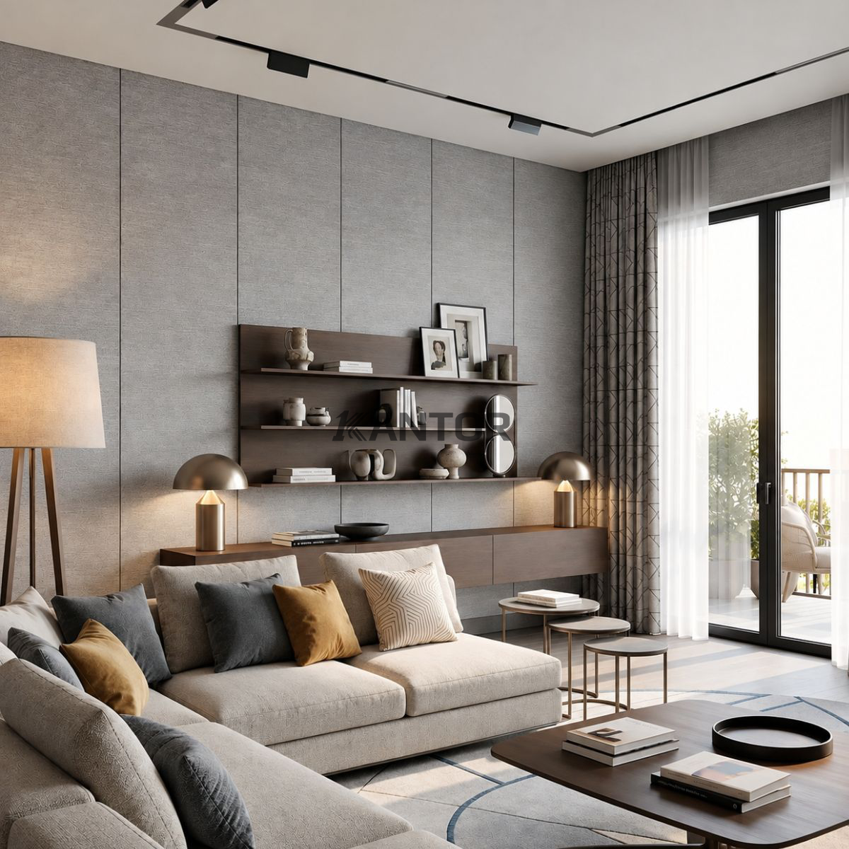 Panel dinding motif kayu MEVVAH untuk interior rumah elegan tersedia di 1kantor.com