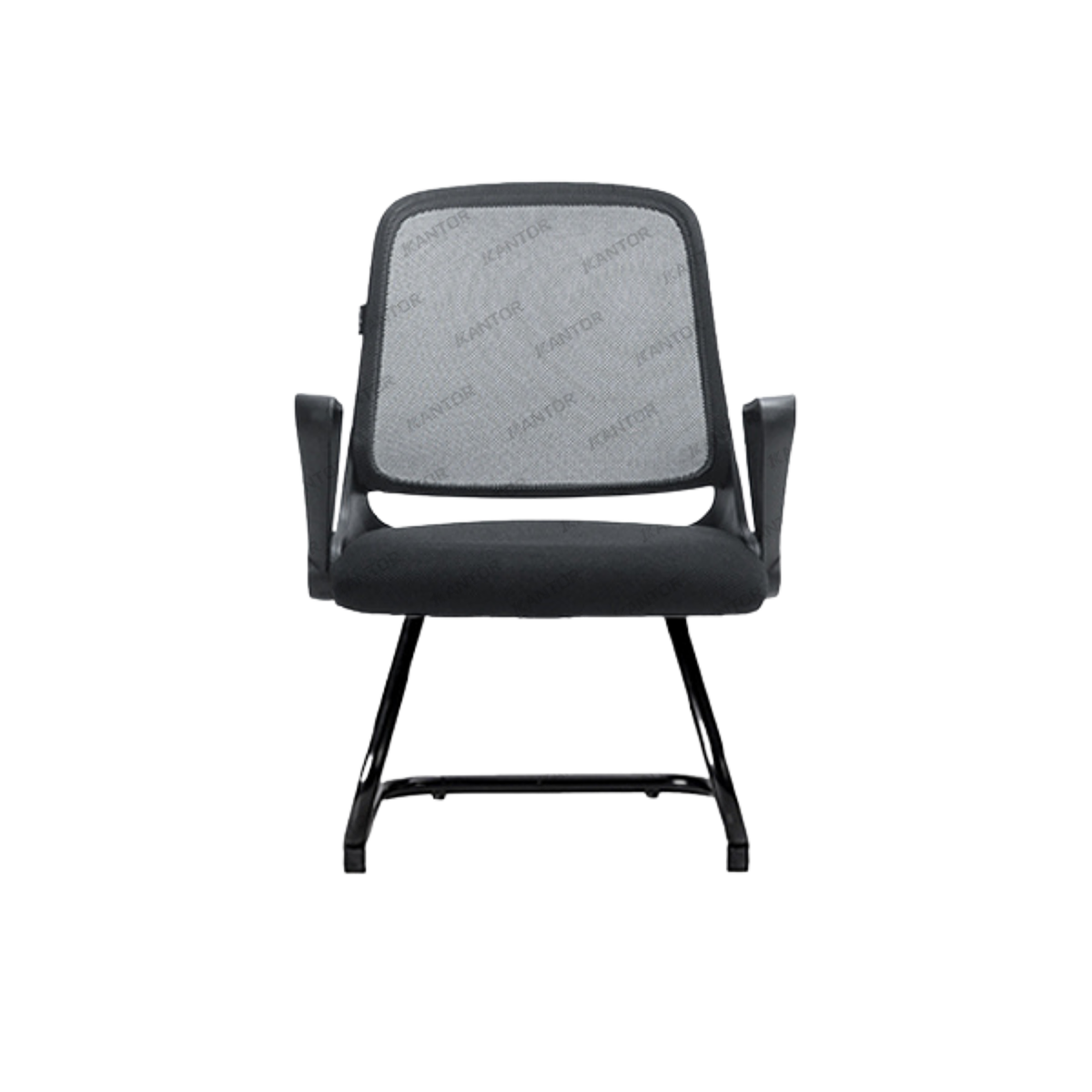 kursi hadap Ergotec 775 U ergonomis dengan kaki cantilever kokoh