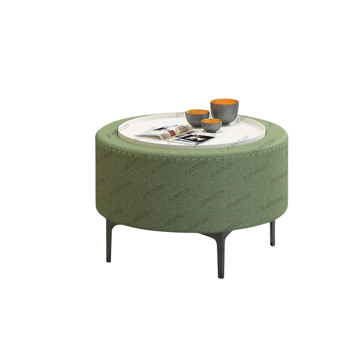 Meja kopi CENA CT-01 bundar dengan desain modern minimalis – Tersedia di 1Kantor.com