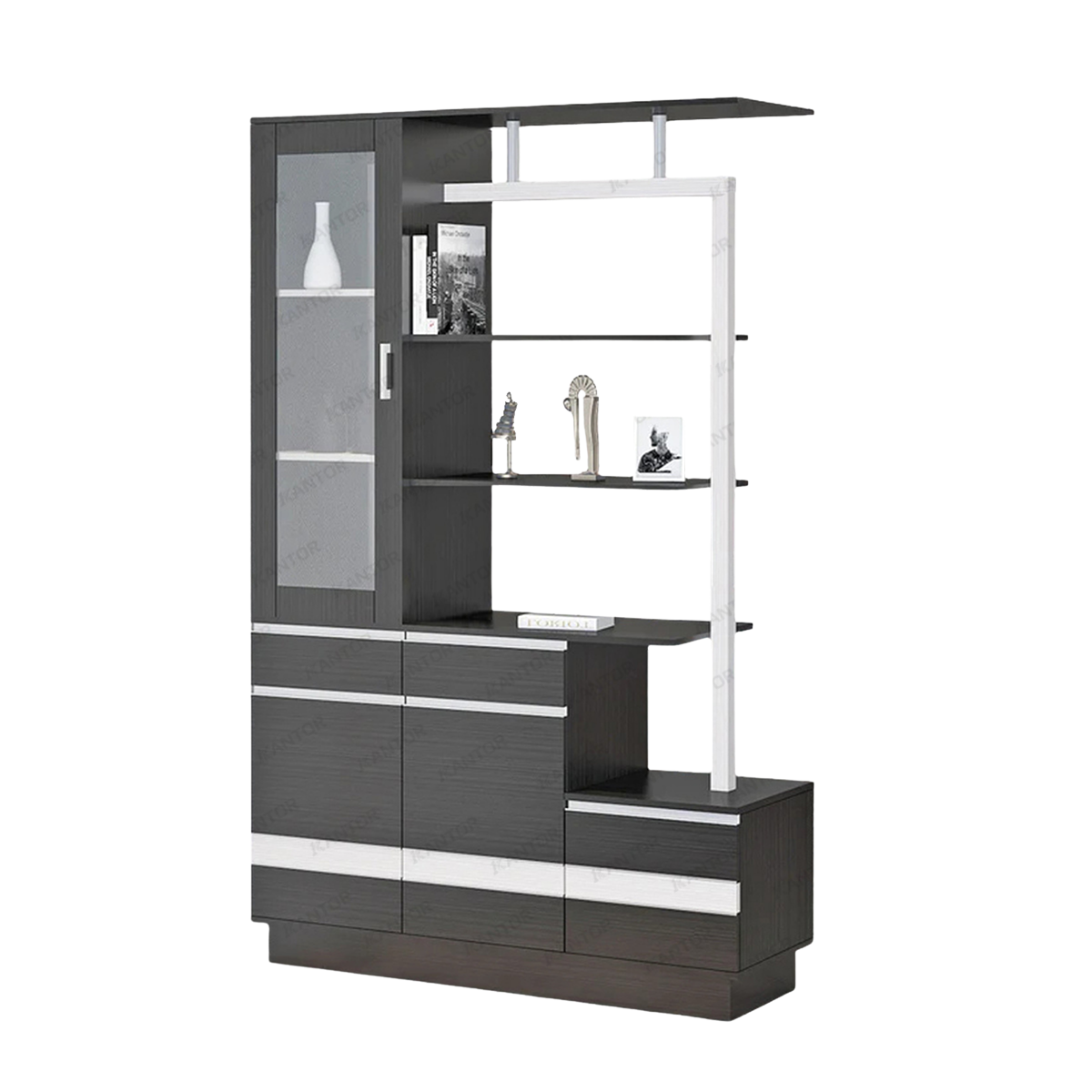 Jual lemari terdekat Siantano DV 001, lemari pajangan terjangkau dengan desain elegan.