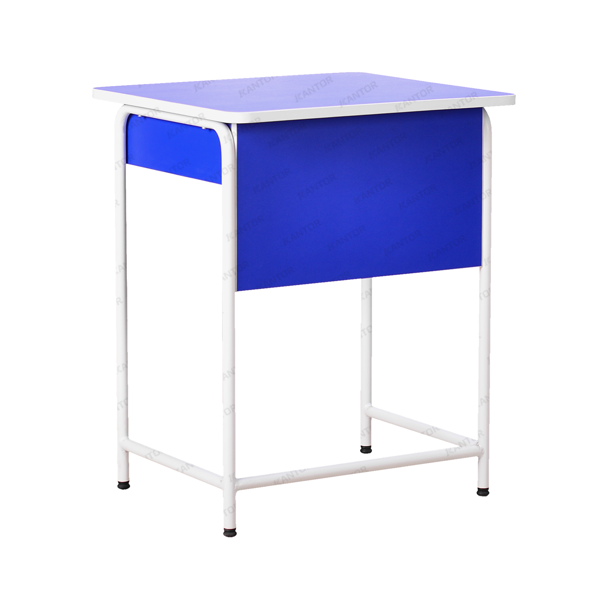Meja Belajar INDACHI DMB 01 dengan rangka besi powder coating dan lapisan HPL.