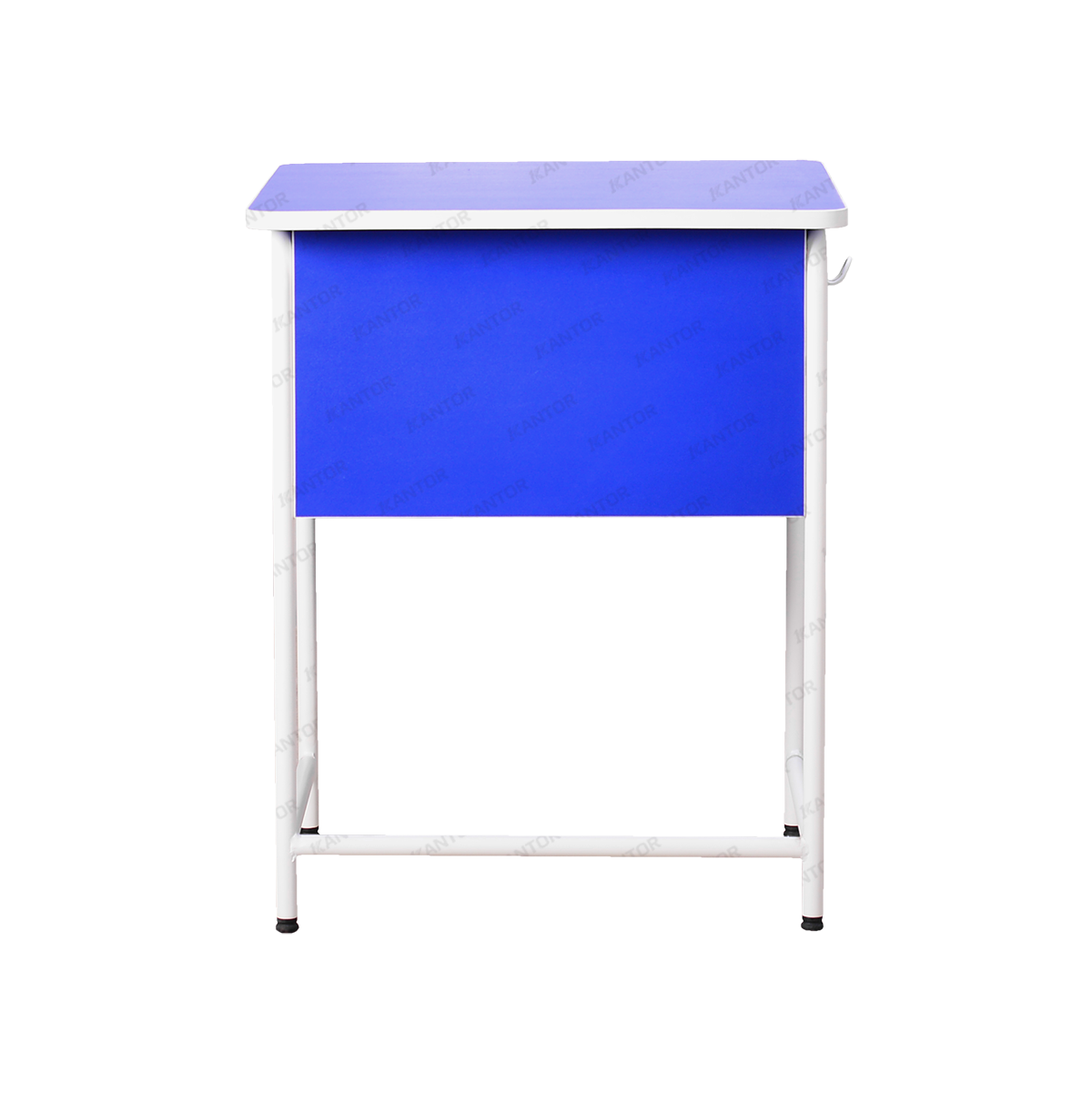 Meja Sekolah INDACHI DMB 01 desain minimalis dengan pengait tas yang praktis.