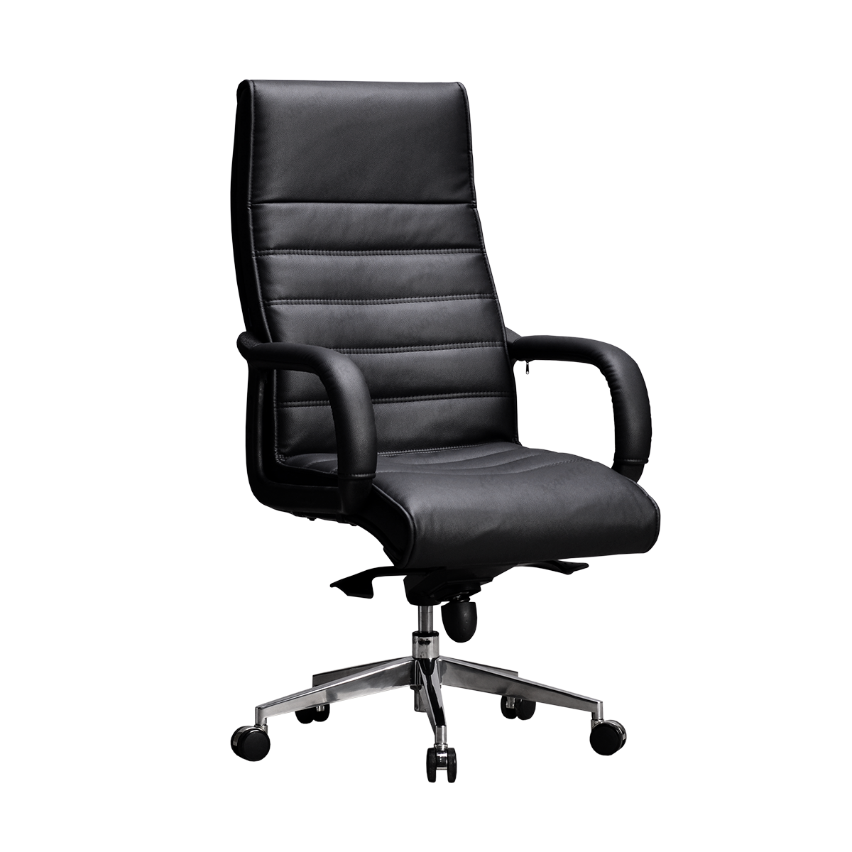 Kursi Ergonomis INDACHI D680 AL HDT dengan sandaran lengan yang nyaman digunakan.