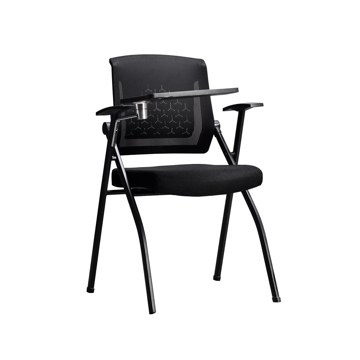 Kursi Ergonomis INDACHI ESCO II K dilengkapi armrest dan rangka besi powder coating.