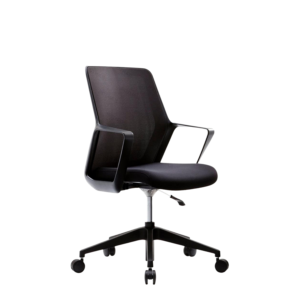 Kursi Kantor FLO Chair Black Profesional elegan untuk ruang kerja formal
