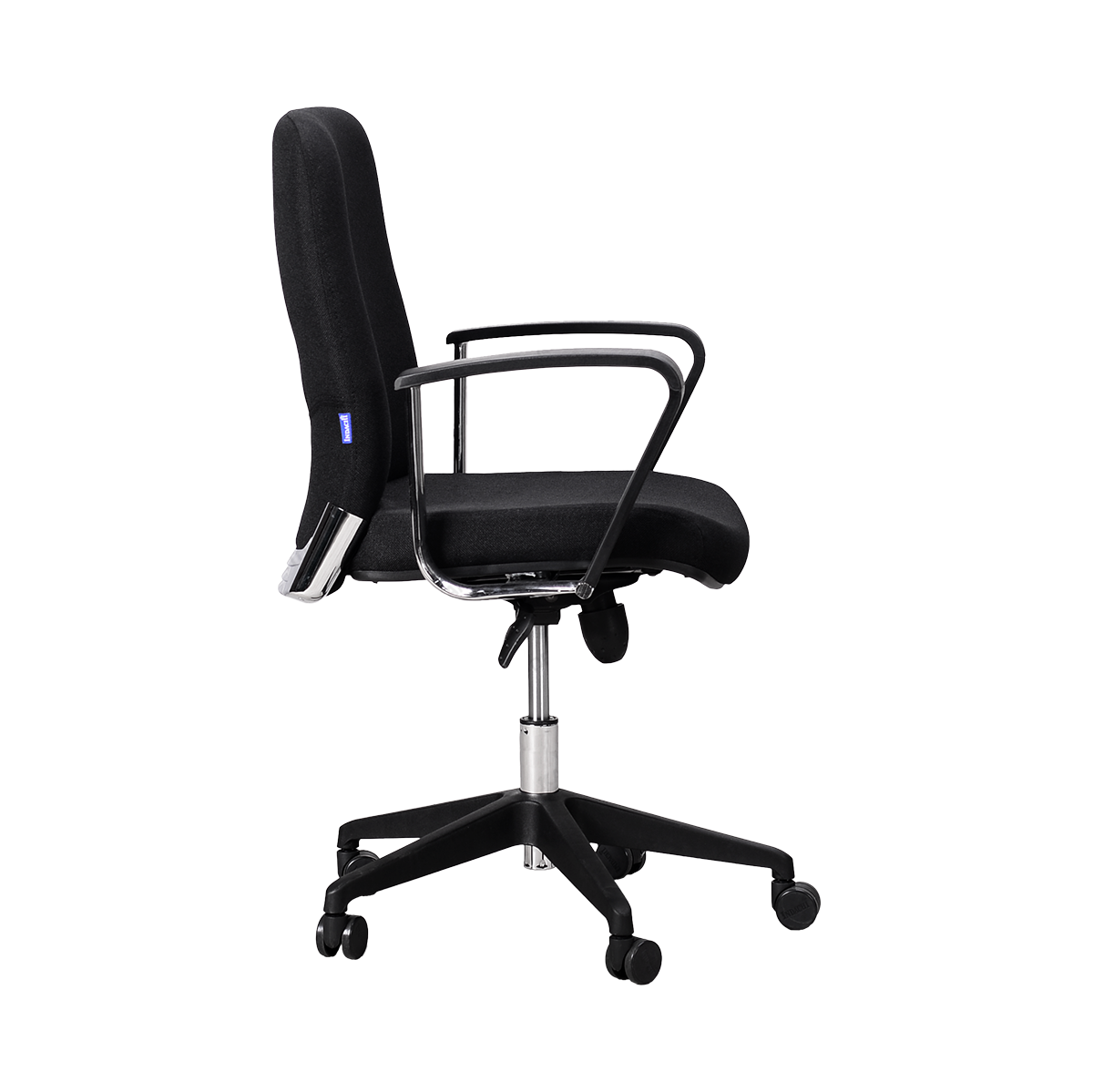 Kursi Ergonomis INDACHI Formos II New dengan sandaran lengan tetap dan desain modern.