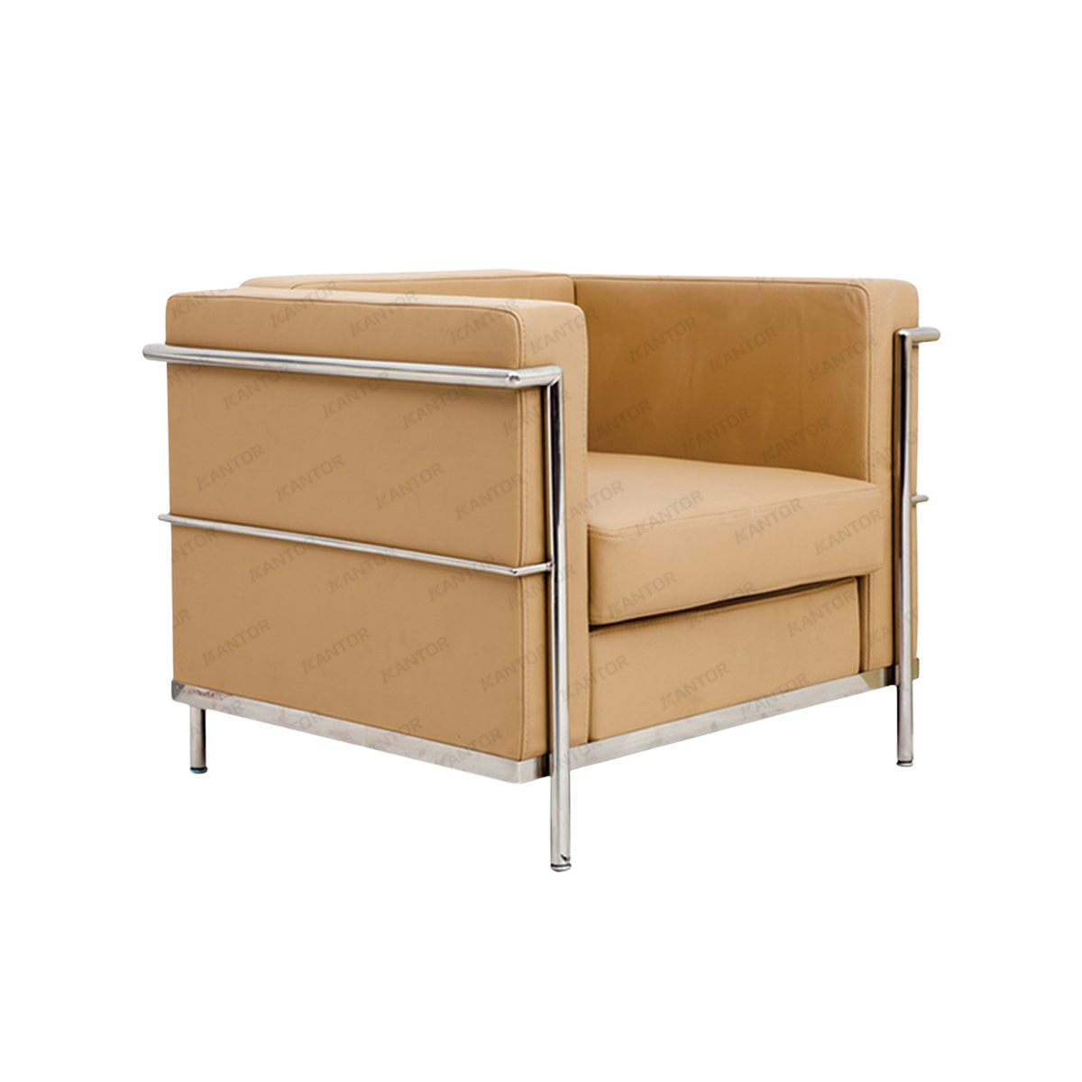 Sofa 1 Seater Ichiko Grandy Desain modern minimalis dengan rangka stainless