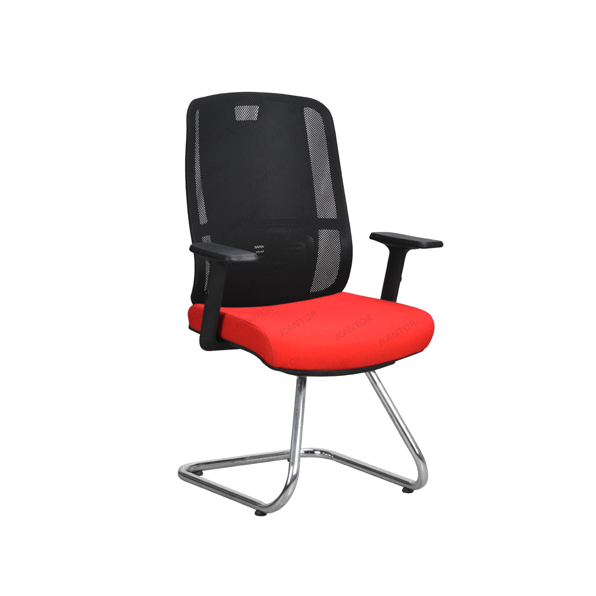 kursi staff subaru kanon u cr kaki cantilever chrome ergonomis nyaman untuk kantor modern