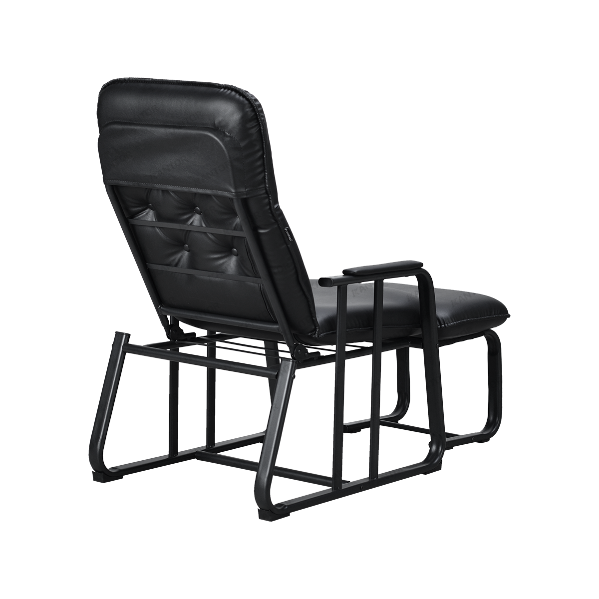 Sofa recliner modern dengan kursi kecil tambahan untuk kaki Tersedia di Satu Kantor