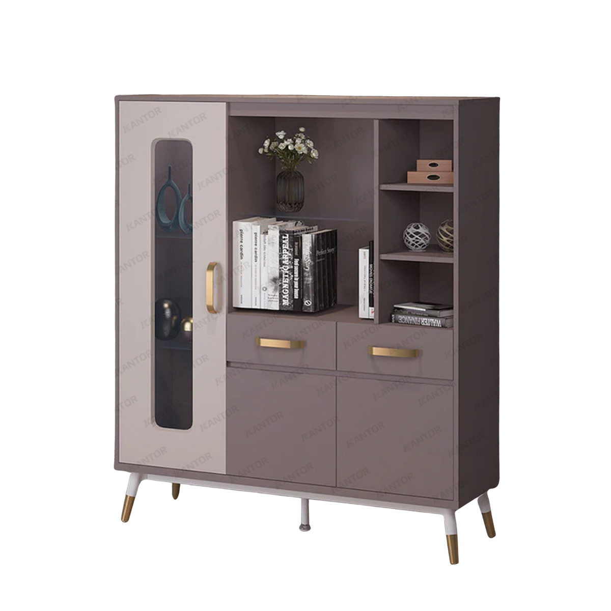 Lemari Multifungsi CB VOLARE 120-01 desain minimalis elegan untuk ruang kerja modern