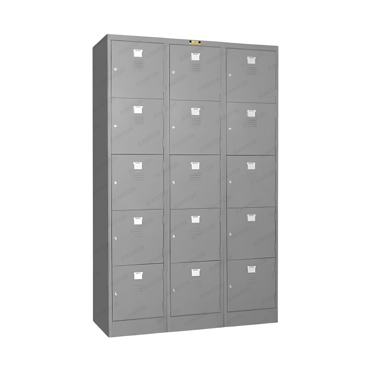 Lemari locker Brother B 705-3 dengan 15 ruang penyimpanan terpisah untuk kantor - 1Kantor.com