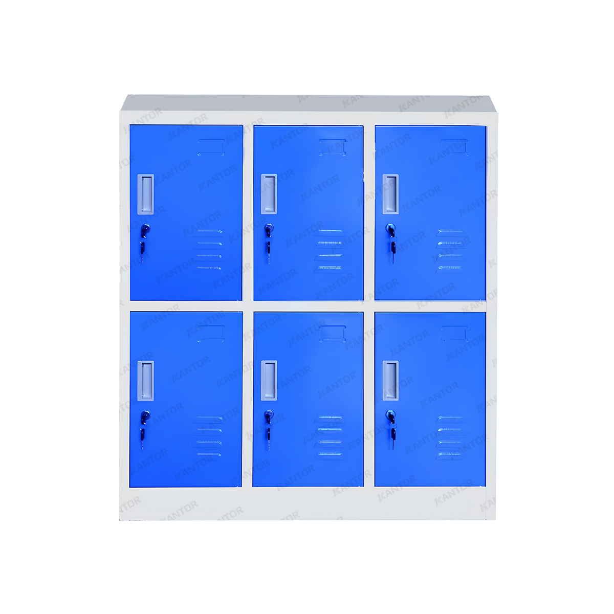 Loker Besi Locker Kozure KL-6SW loker besi 6 pintu dengan kunci untuk penyimpanan aman