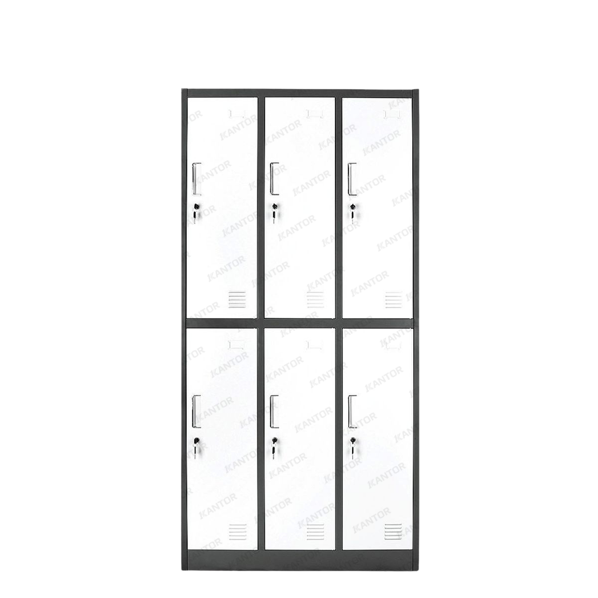 Locker Besi Uno UL-06 6 pintu penyimpanan barang pribadi yang aman