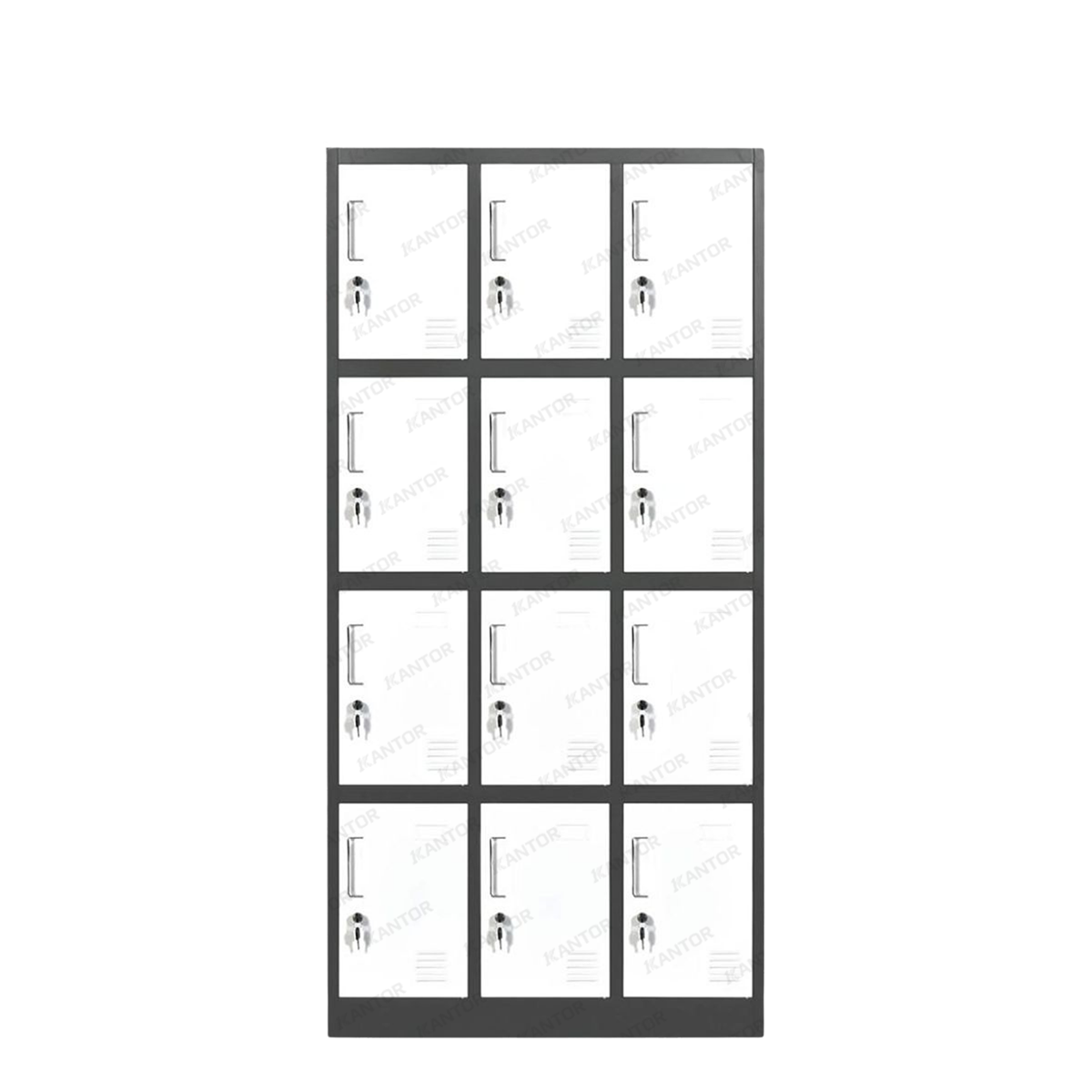 Locker Besi Uno UL-12 12 pintu penyimpanan barang pribadi yang aman