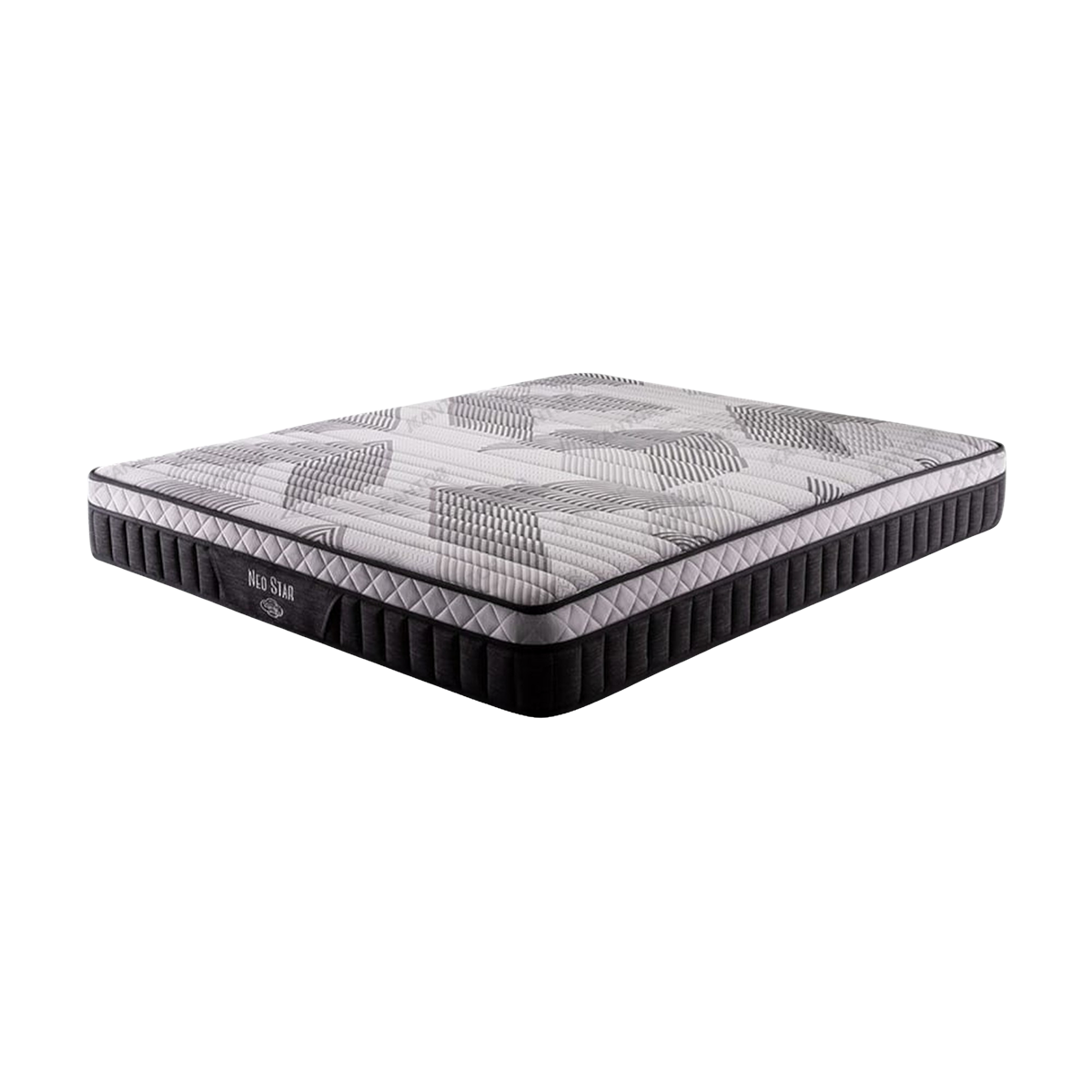 Kasur Comforta Neo Star Black dengan teknologi Couple Comfort Springs – Tersedia di 1Kantor