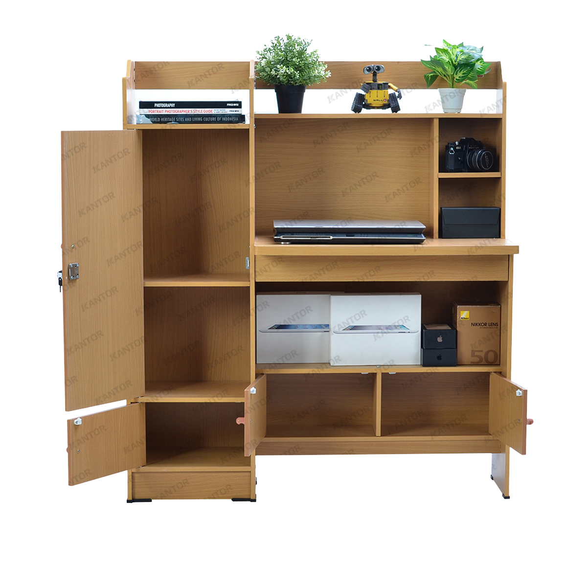 Meja kerja ergonomis dengan ruang penyimpanan tambahan – Tersedia di 1Kantor.com