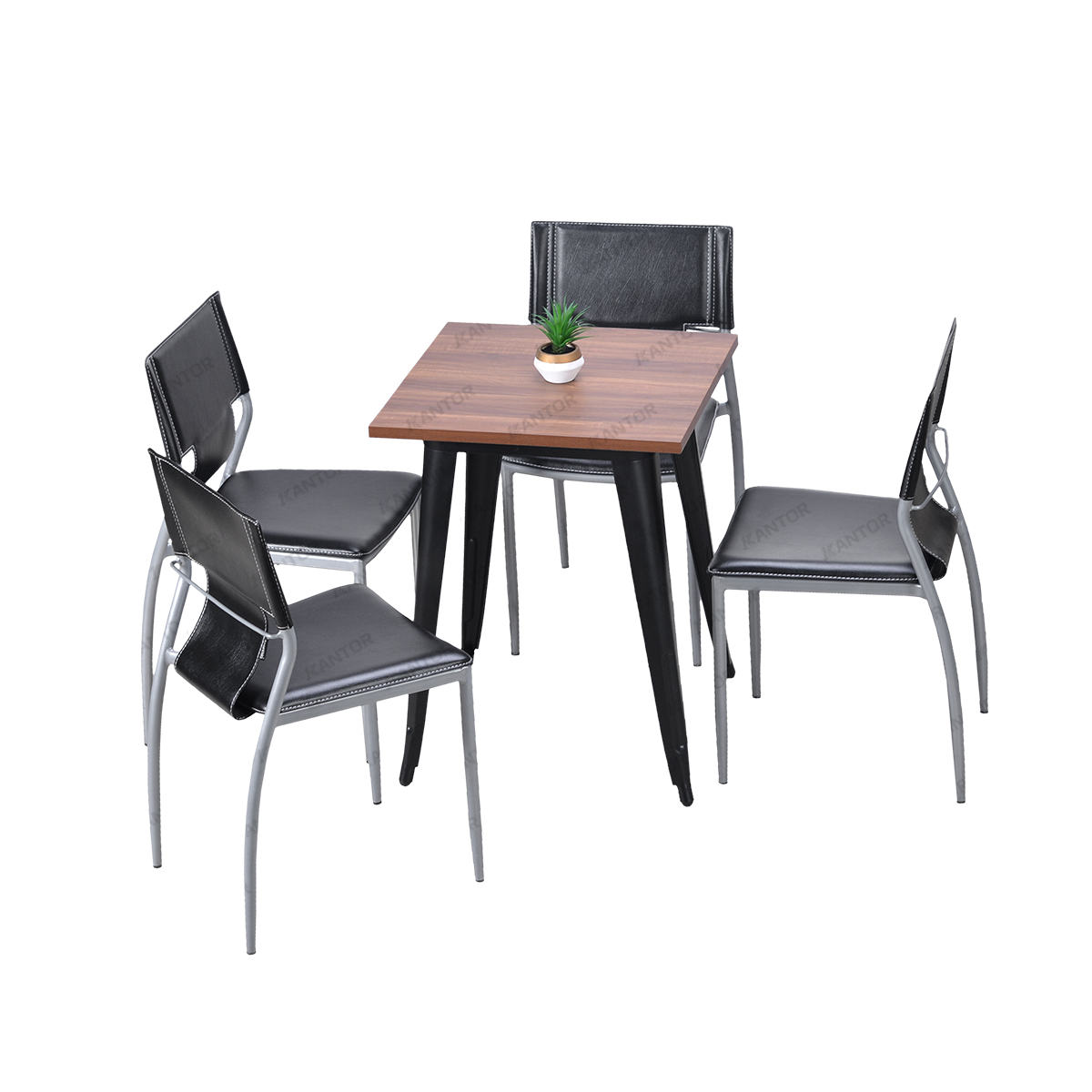 Meja Makan COFEMO Montreal dan Kursi CC03 | Fullset