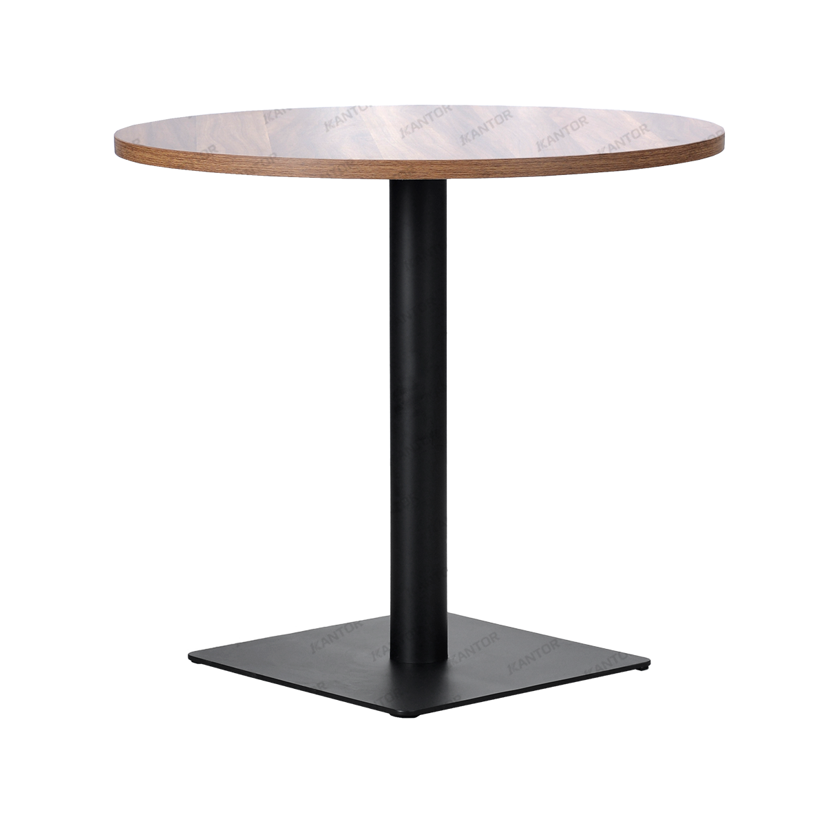 Meja Cofemo Kansas bundar minimalis finishing walnut elegan Tersedia di 1Kantor.com