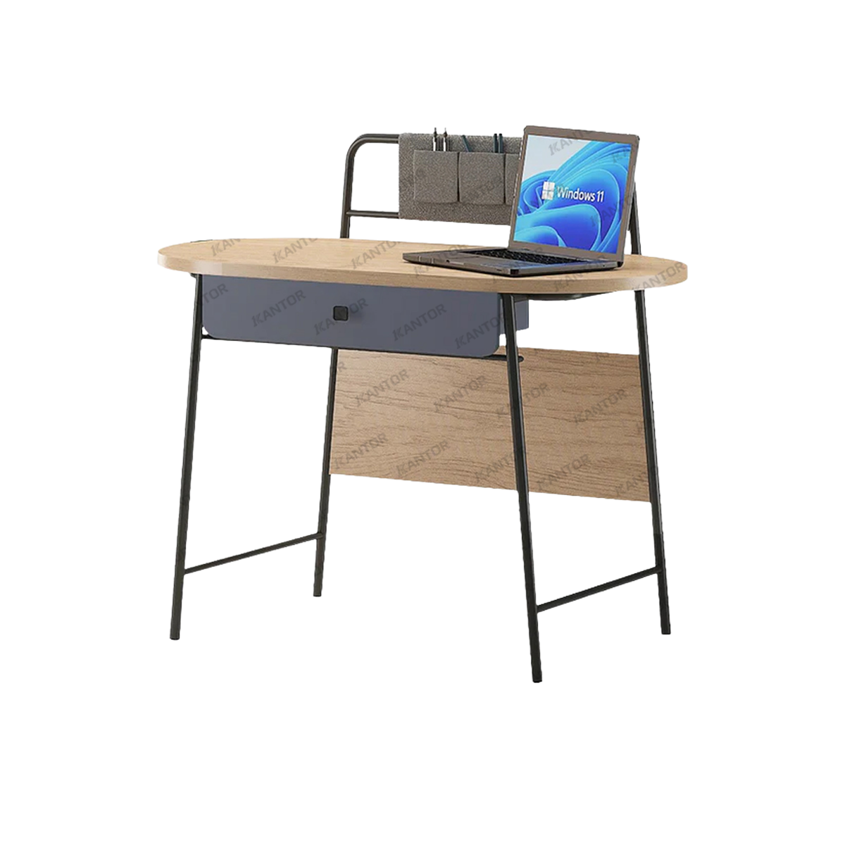 Meja kerja CENA OT-02 minimalis modern dengan finishing Light Wood Grain – Tersedia di 1Kantor.com
