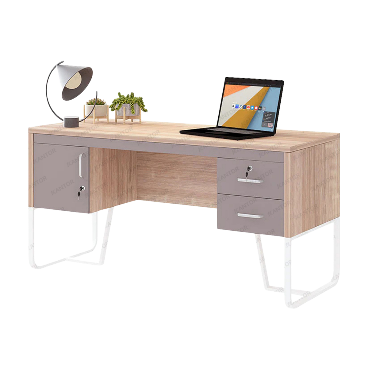 Meja Kantor Siantano OT 158 desain modern untuk office table ruang kerja profesional