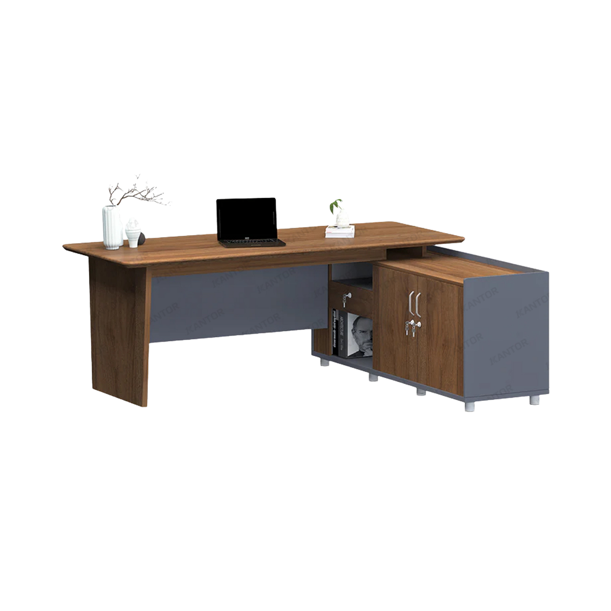 Meja Kantor Siantano OT 200 L Letter L modern untuk office table ruang kerja profesional