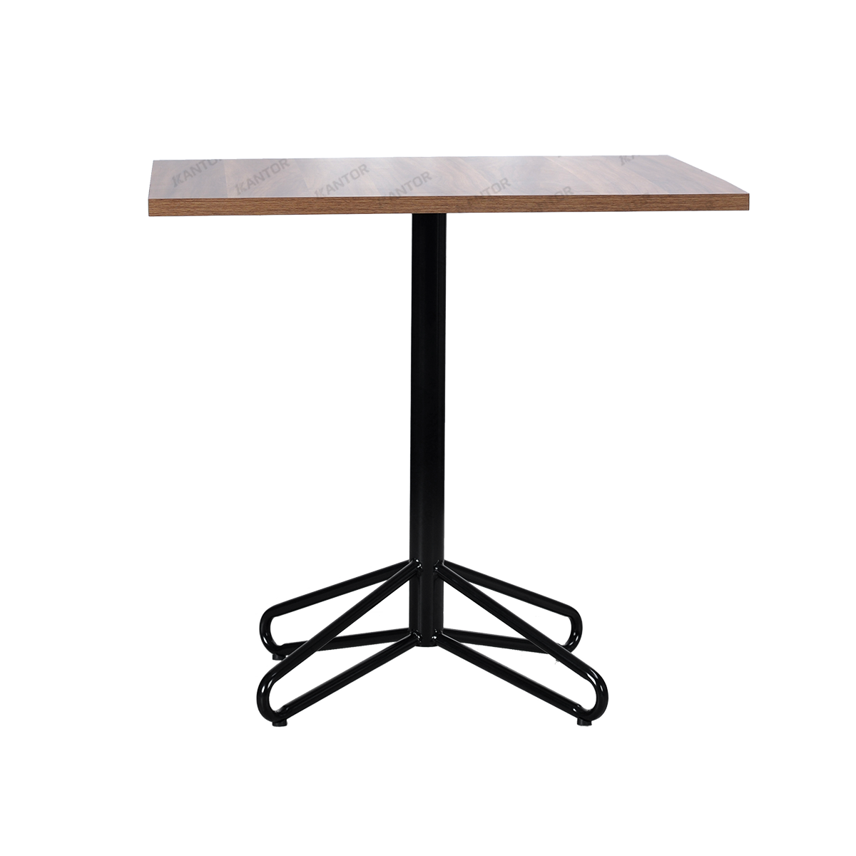 Meja modern industrial permukaan kayu dengan rangka besi kokoh Tersedia di Satu Kantor
