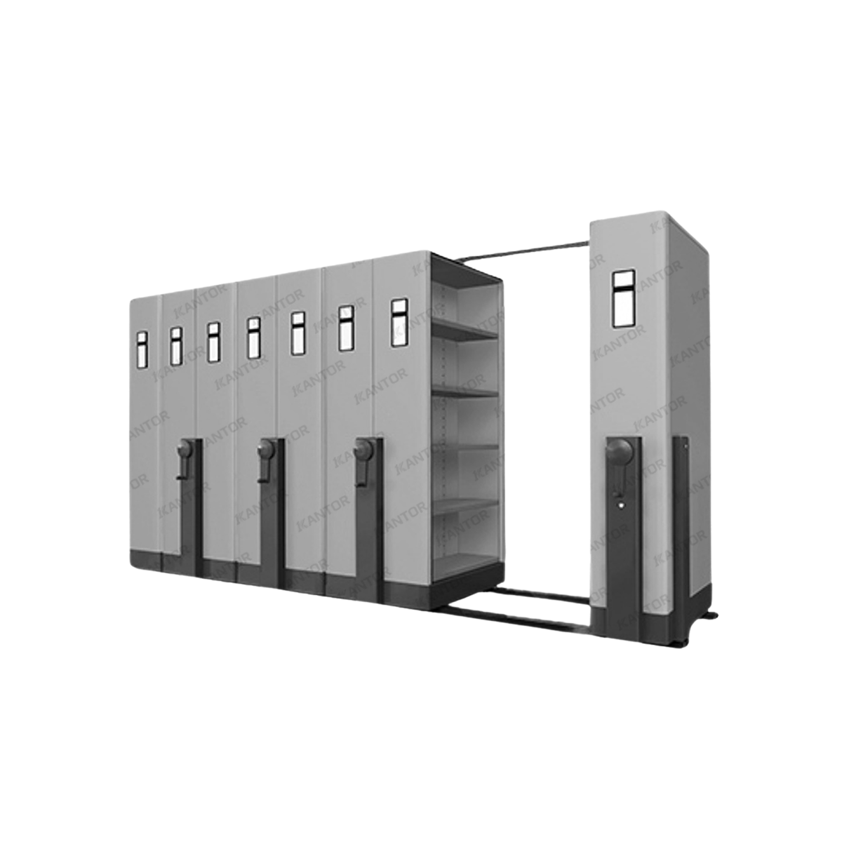 Lemari arsip geser besi Alba Metal MF Aum 103 untuk ruang kantor – Tersedia di Satu Kantor