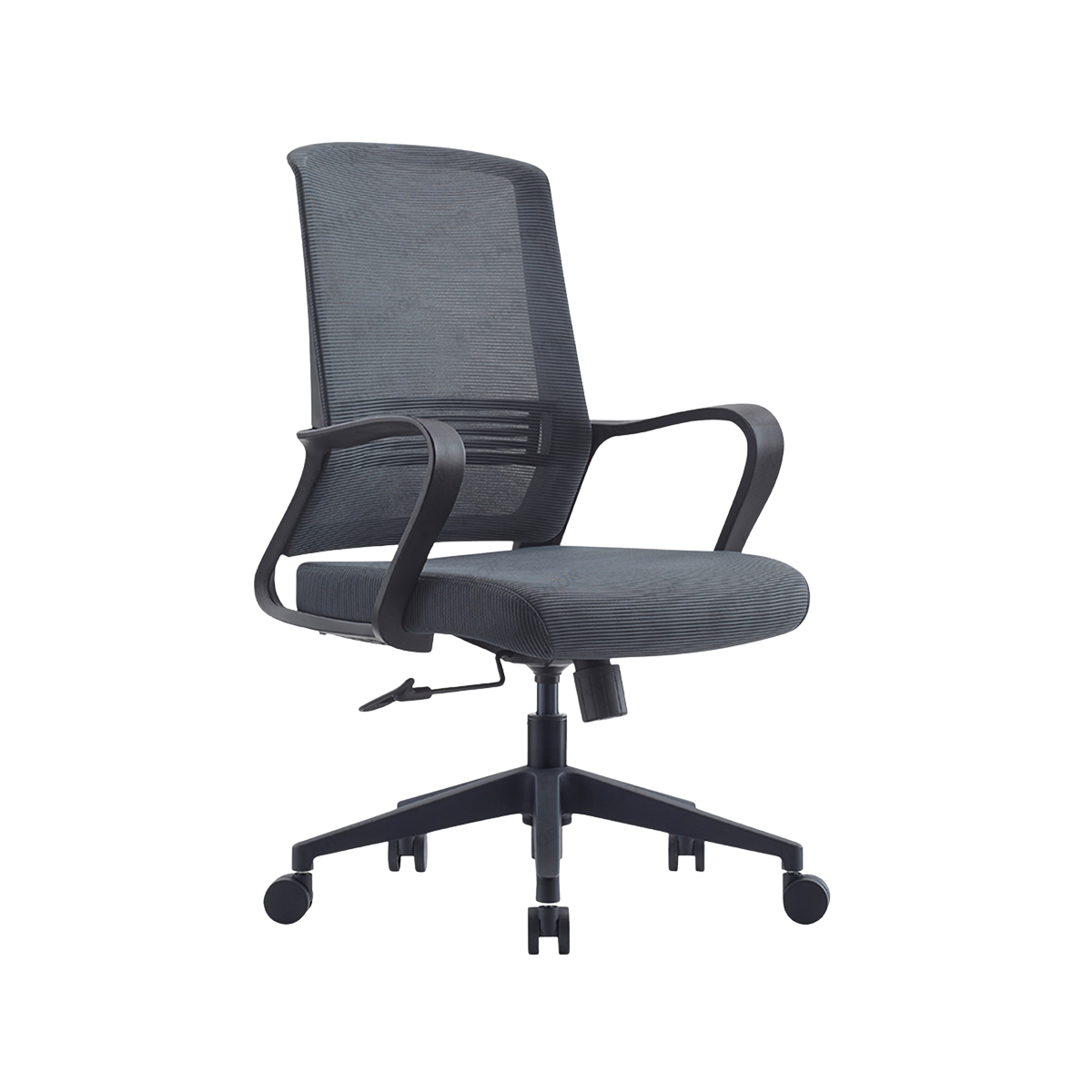 Kursi Kantor VOIT NVO 307 A Frame Black Desain modern dengan sandaran mesh breathable
