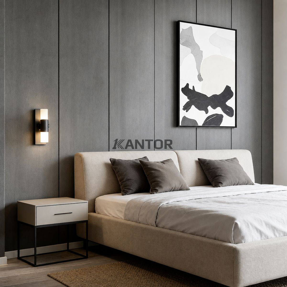 Wall panel WPC motif serat kayu untuk ruang komersial tersedia di 1kantor.com