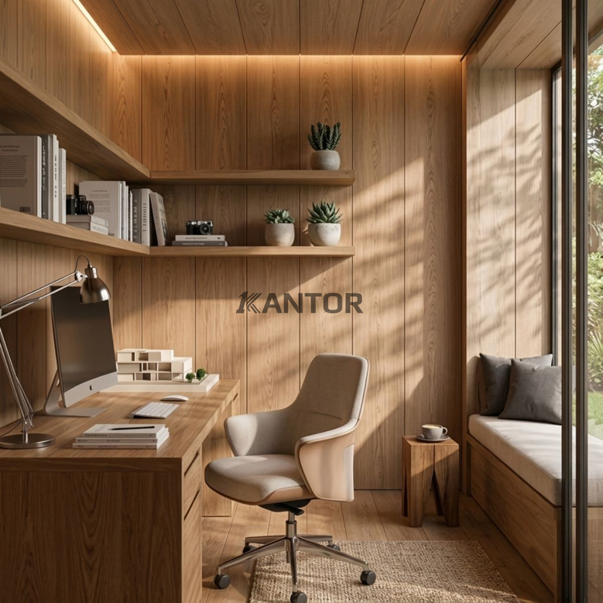 Wallboard 40 MEVVAH untuk dekorasi dinding interior modern tersedia di 1kantor.com