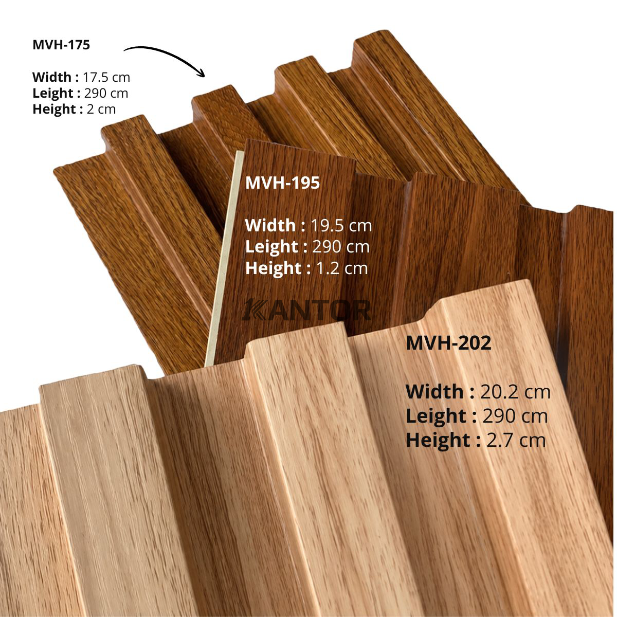 MEVVAH Fluted 202 Wood Series untuk interior rumah modern tersedia di 1kantor.com
